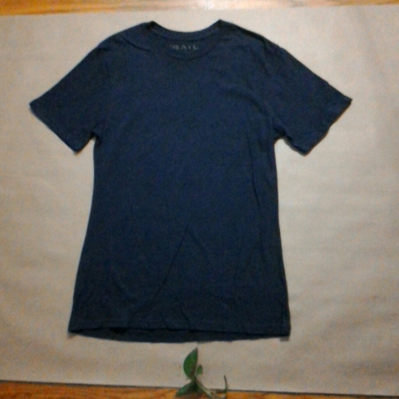 THE RAIL Slim Fit Crewneck T-Shirt Navy Size M - Picture 5 of 11